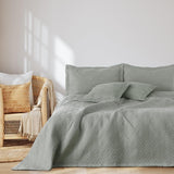 Ameliahome Colcha 170X210 Cm Colcha De Doble Cara Acolchado Ultrasónico Poliéster Ophelia Camas Y Mantas Verde Oscuro Besuche den AmeliaHome-Store Ofelia Gris 260X280 Cm