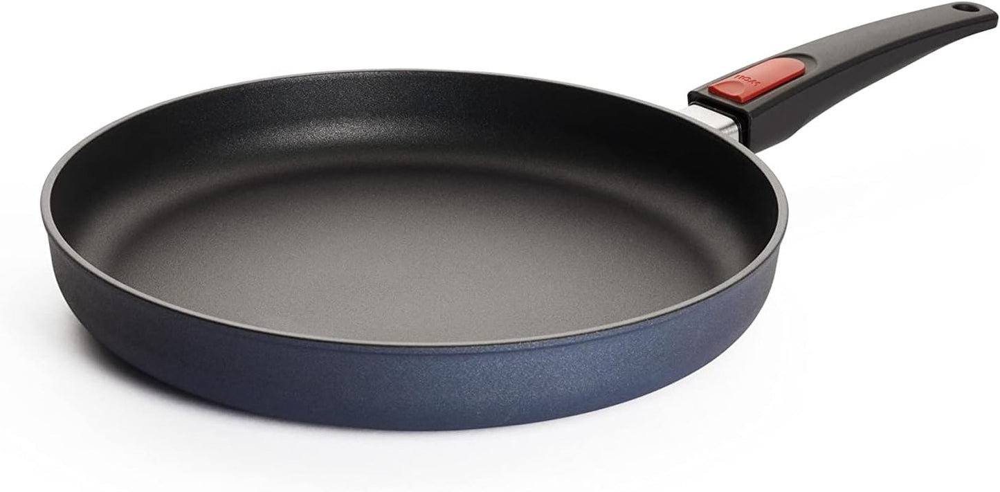 Sartén Plana Woll Diamond Lite - Inducción -, Ø 20 Cm, 5 Cm de altura, Con asa extraíble - Apta para todo tipo de fuegos, Aluminio fundido, Recubrimiento Antiadherente Naty Shop Ollas y Sartenes Ø 30 Cm
