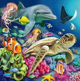 Puzzle Ravensburger para niños - 12000859 Encantador mundo submarino - Puzzle de 3X49 piezas para niños a partir de 5 años Puzzle Naty Shop