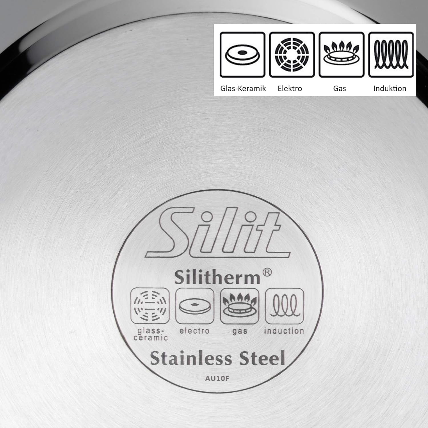 Sartén Silit Calabria de inducción, mango de acero inoxidable, apta para horno Naty Shop Ollas y Sartenes