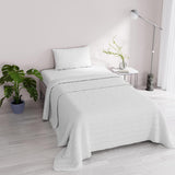 Colcha de verano Satin Stripes, poliéster, crema, 260X250 Cm Edredones y edredones Naty Shop Blanco 170X250 Cm