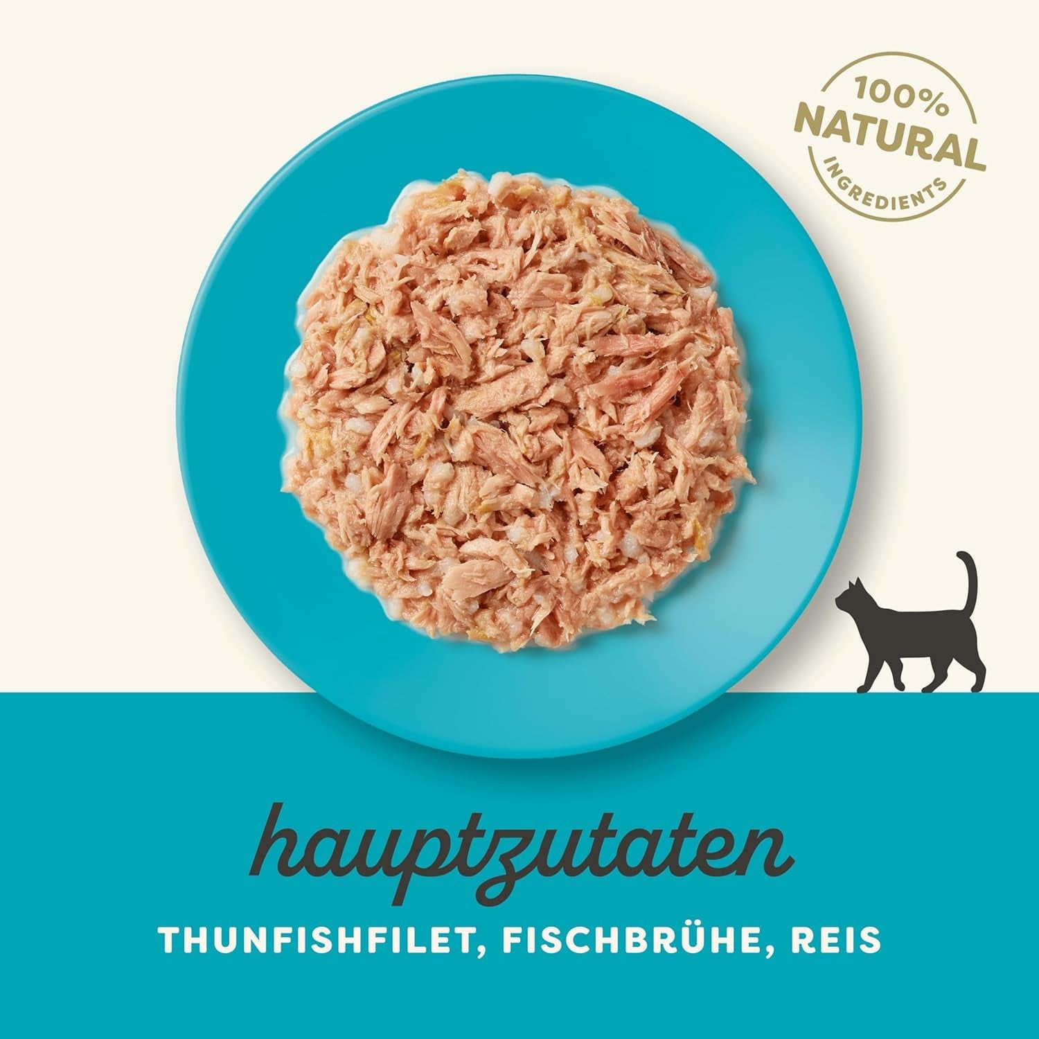 Applaws Comida Húmeda para Gatos 100% Natural Filetes de Atún en Caldo - Pack de 12 Sobres de 70g