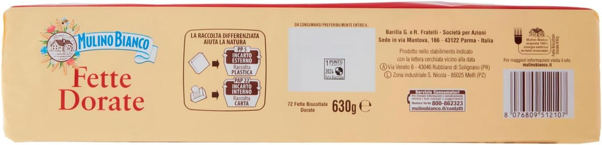 , Bizcocho Graso Dorado - 630 gr
