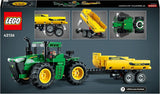 LEGO Technic Tractor 4x4 John Deere 9620R con remolque volquete Juguete agrícola clásico para niños y niñas Kit de modelos coleccionables de 8 años 42136 Juegos de construcción Besuche den LEGO-Store