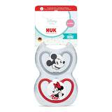 Chupetes NUK Perfect Match Air para bebés | 6-18 meses | Chupetes de ortodoncia que favorecen la circulación del aire y previenen erupciones provocadas por la saliva | 95% de aceptación por parte de los bebés** | Minnie Mouse de Disney | Paquete de 2