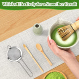 Alyvisun Matcha Set, Juego de té Matcha de 5 Piezas con Tetera Matcha y Soporte para té Matcha, Cucharadita, Juego de té Matcha para Amantes del Matcha, Ideal para Principiantes y entusiastas