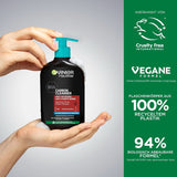 Garnier Charcoal Cleanser Gel Limpiador Facial Contra Puntos Negros y Espinillas 250ml Ducha y Baño Naty Shop