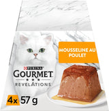 Muselina Revelations con Pollo y Salsa | Comida para gatos adultos | 4x57g