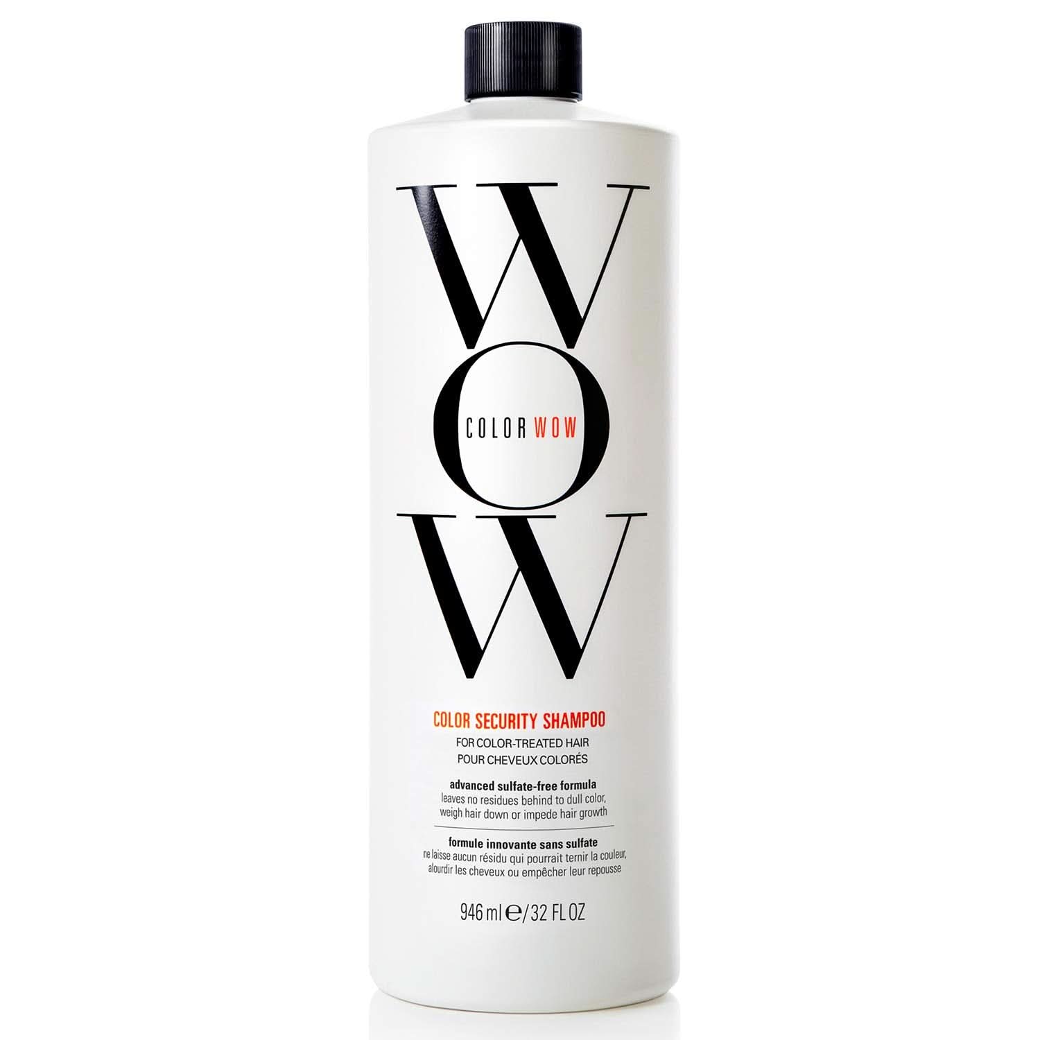 Wow Color Shampoo Champú Cuidado del Color Sin Siliconas ni Sulfatos para Cabello Teñido 250ml Naty Shop Ducha y Baño 946ml