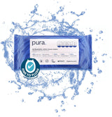 Toallitas húmedas desechables ecológicas 560 toallitas (14 x 40 toallitas) Paquete mensual 100 % sin plástico 99 % toallitas húmedas para el cuidado sensible al agua Fina a descarga Certificado biodegradable vegano