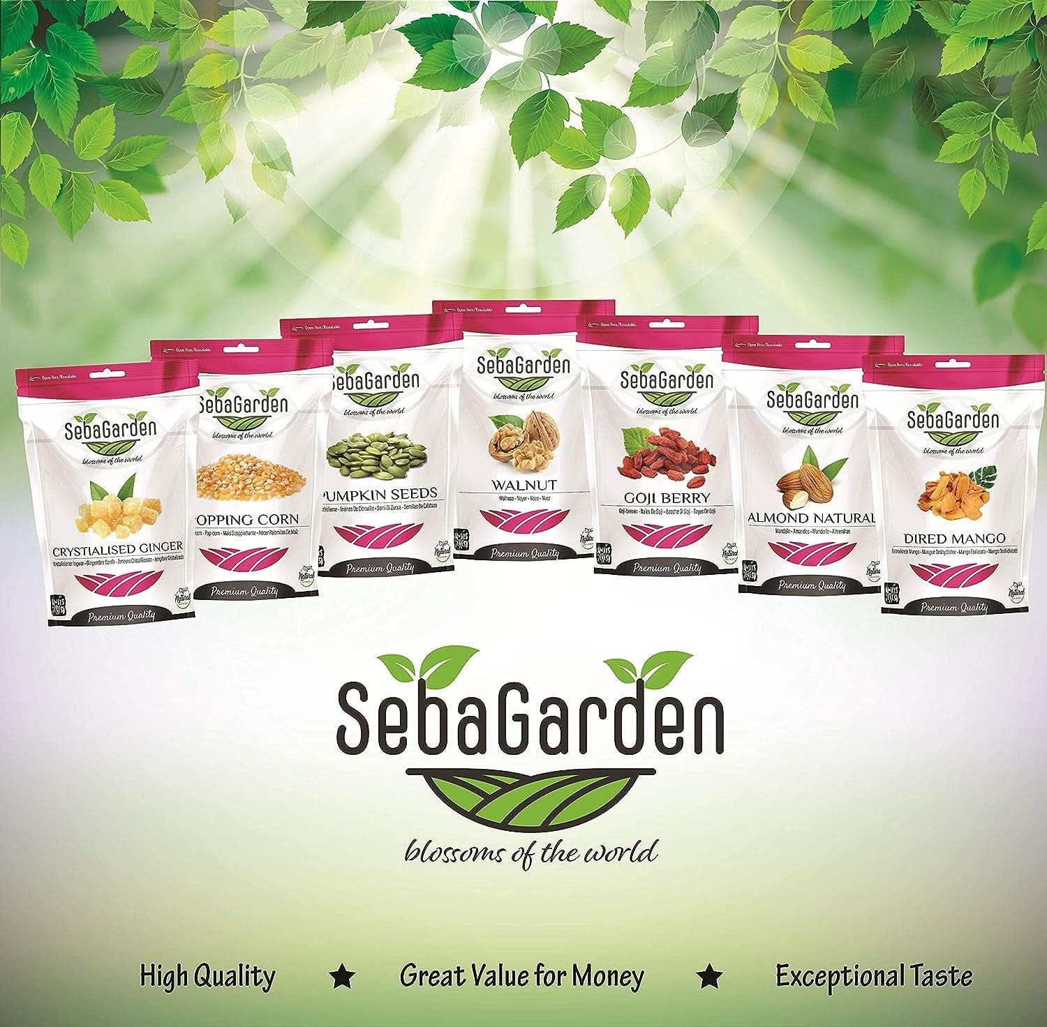 Seba Garden Premium, deliciosas fresas mediterráneas secas, no transgénicas y veganas Productos secos Naty Shop