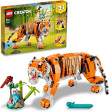 LEGO 31129 Creator Majestic Tigre, Panda o Pez Juego de Figuras de Animales 3 en 1 Juguete para Niños Niños y Niñas Juegos de Construcción de Juguetes de Animales Besuche den LEGO-Store Single