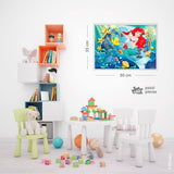 Lisciani - DISNEY Puzzle Ariel - Recrea y colorea las escenas de tus cajas favoritas - A partir de 7 años - ROMPECABEZAS GRANDE de 250 piezas - Fomenta la destreza Puzzle Naty Shop