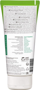 WELEDA Organic Refresh Shower Gel Vegan, gel de ducha unisex, sabor limón/naranja, 200 ml Naty Shop