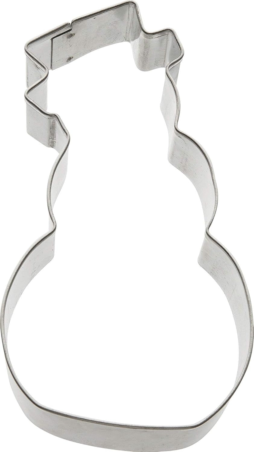 Zenker Cortador de Galletas de Muñeco de Nieve, Cortador de Galletas de Navidad, Cortador de Galletas Fondant, Cortador de Galletas de Alta Calidad, Ayuda de Cocina de Hoja de Acero, Color: Plata