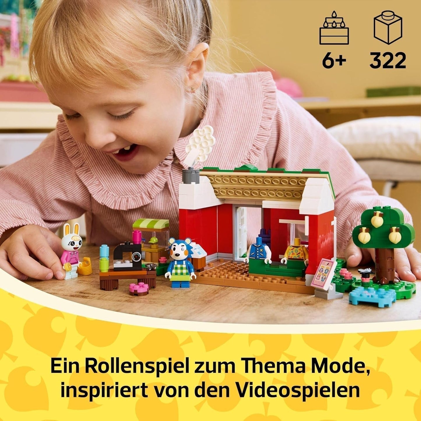 LEGO Animal Crossing Tailoring Sisters Juego de construcción creativo de rol, regalo para niñas, niños y fanáticos de los videojuegos a partir de 6 años, juego de aventuras 77055 Juegos de construcción Ver en LEGO-Store