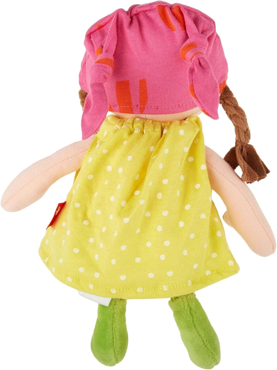 SIGIKID 39411 Muñeca Niña Suave y Pequeña, Juguete para Bebé, Recomendado A Partir de 6 Meses, Amarillo