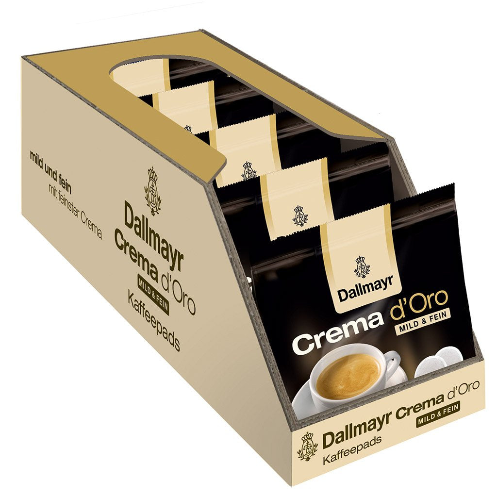 Crema d'Oro suave y fina Pads (16 Kaffee Pads) (Packung mit 4)