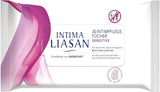 Intima Liasan de Sagrotan Compresas higiénicas íntimas Sensitive, sin jabón y sin alcohol, 30 unidades