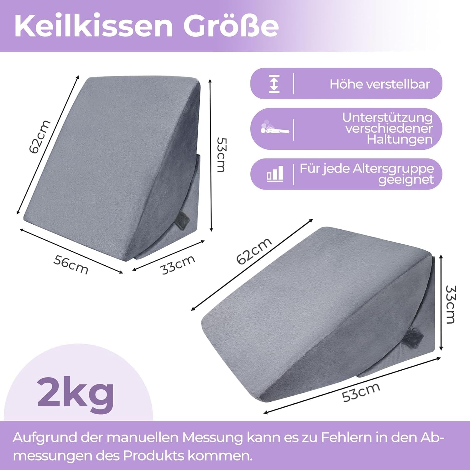 Almohada de plumas ajustable de espuma de alta densidad, almohada ergonómica para la espalda para cama y sofá, almohada de lectura antirreflujo para dormir, jugar, mirar televisión (pesada)