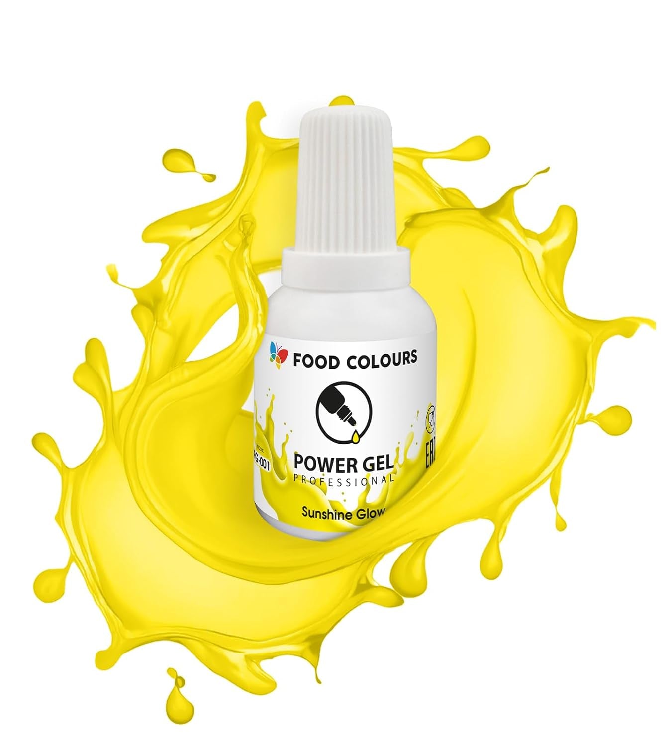 Colorante alimentario en gel, beige, color champán, 20 g. Colorante alimentario para una amplia gama de aplicaciones para decoración de tartas, tartas, natas, bizcochos, glaseado real, macarons.