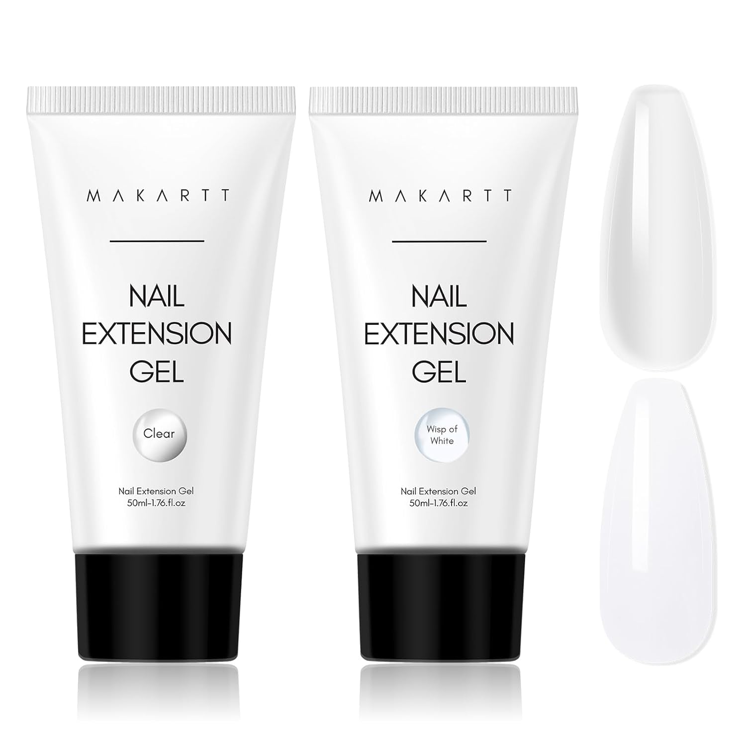 Makartt Poly Nail Extension Gel - Gel de extensión acrílico, gel fortalecedor de uñas, decoración de uñas, 50 ml (púrpura)