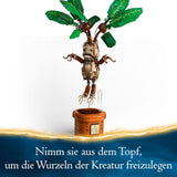 LEGO Harry Potter Planta de poción mágica: Mandrágora, juguete de planta en maceta, regalo mágico para niñas, niños y todos los fanáticos, juego imaginativo para niños, decoración del hogar 76433 Juegos de construcción Besuche den LEGO-Store
