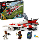 LEGO Star Wars Jedi Bob's Starfighter Juguete de construcción Nave espacial Ladrillos de juguete Personaje popular Regalo de cumpleaños para niños niñas y todos los fanáticos mayores de 8 años 75388 Juegos de construcción Beuche den LEGO-Store Default Title