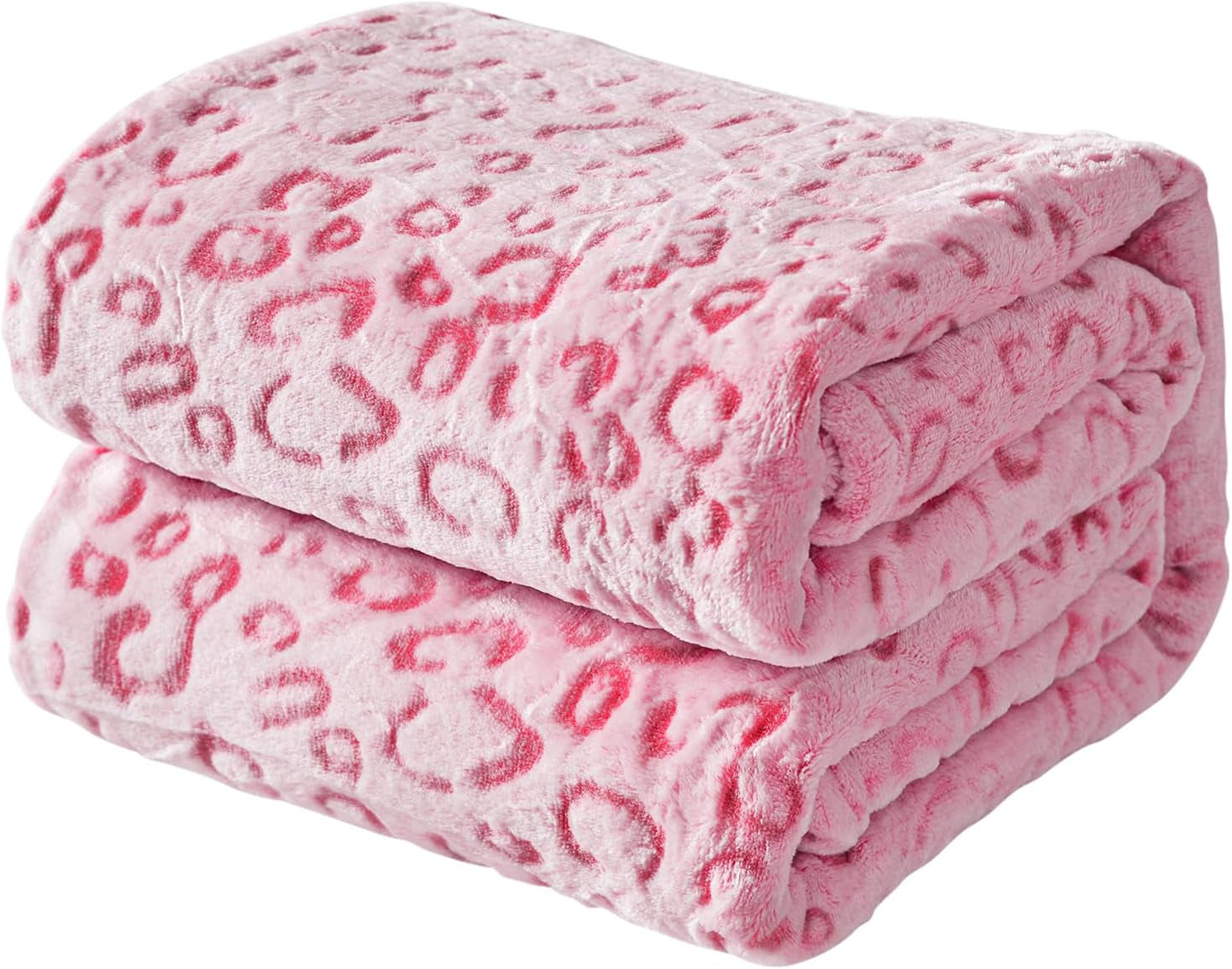 FY FIBER HOUSE Tiro de Franela Polar, Manta de Microfibra con Estampado de Guepardo 3D, 228 X 274 cm, Morado Edredones y Edredones Naty Shop Hot Pink Leopard 90"X90"