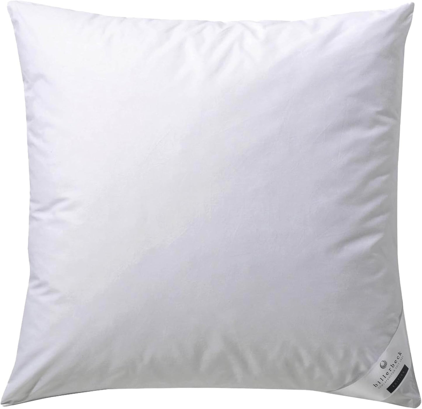 Almohada de plumón Billerbeck Martina - Almohada de 80 x 80 cm - Almohada con soporte firme - Plumón de ganso 15% y plumas 85% Naty Shop almohadas estándar 80 x 80 cm