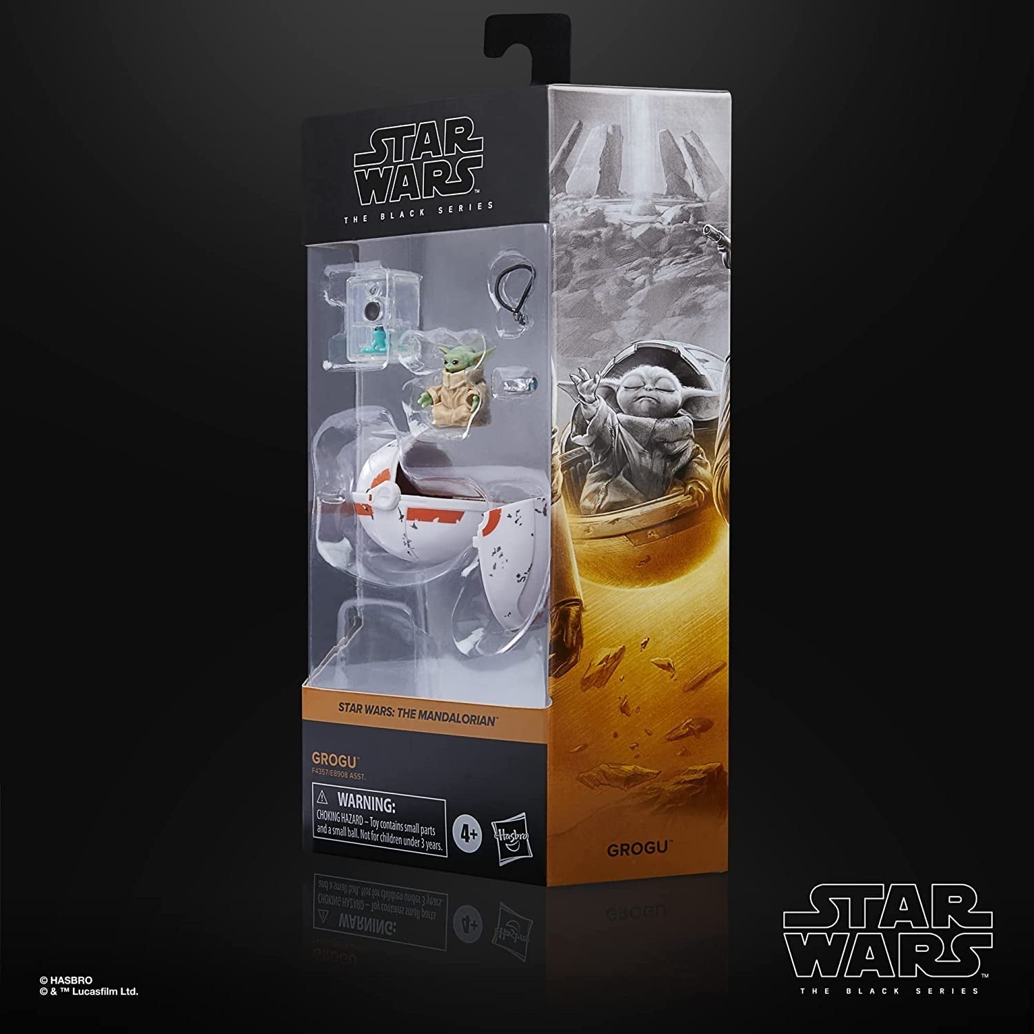 Star Wars Hasbro Black Series Grogu, Figura The Mandalorian Zu, Apto para figuras de acción coleccionables de 15cm, Para niños a partir de 4 años, Multi, F4357 Figuras de acción Naty Shop