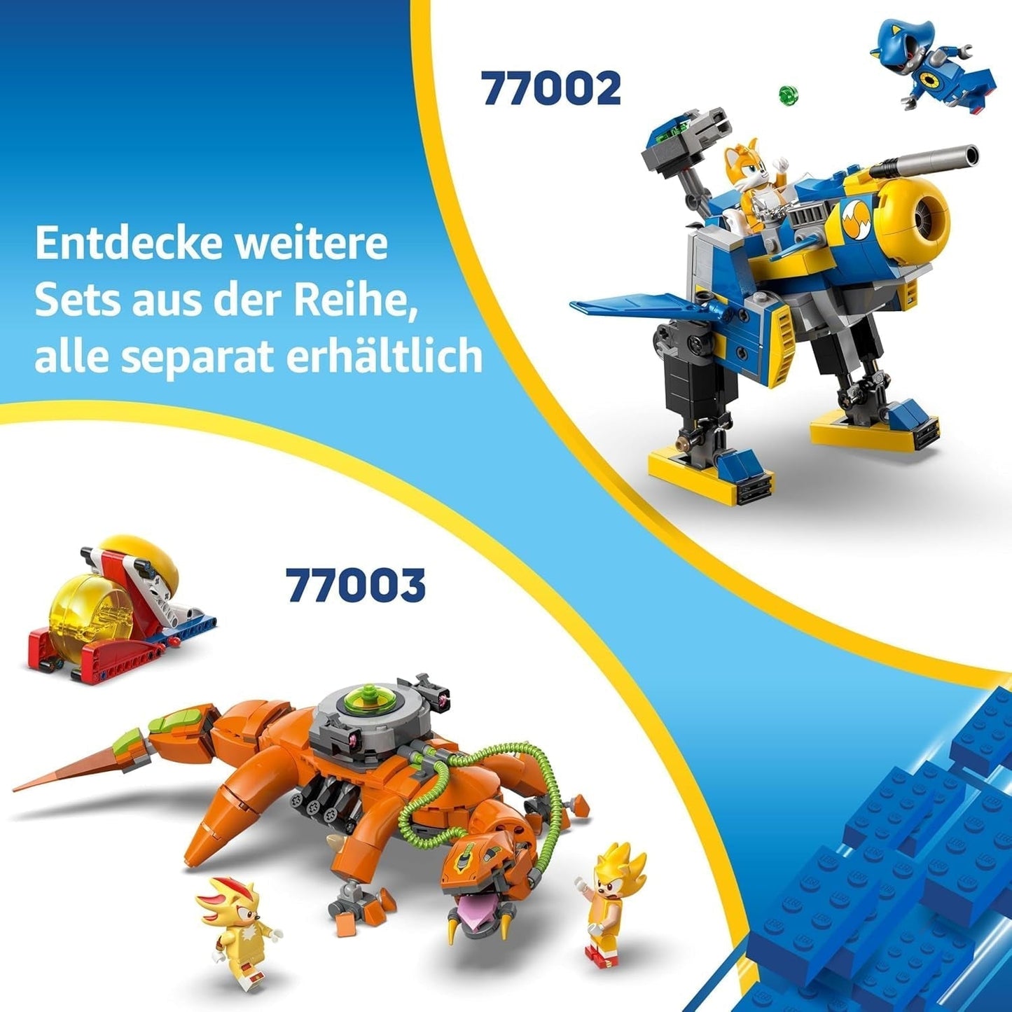 LEGO Sonic the Hedgehog Sonics Showdown At The Campfire Game Juguete para niños y fanáticos de los videojuegos Set de construcción para niños y niñas 7 años Set de aventuras Coleccionable 77001 Juegos de construcción Beuche den LEGO-Store