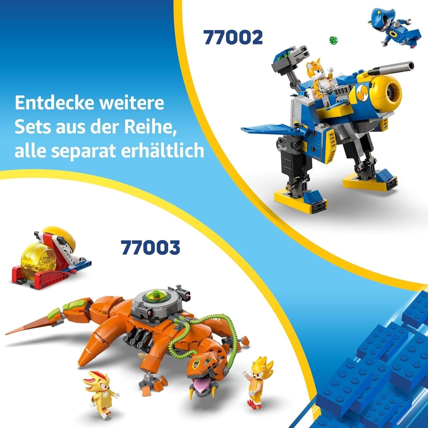LEGO Sonic the Hedgehog Sonics Showdown At The Campfire Game Juguete para niños y fanáticos de los videojuegos Set de construcción para niños y niñas 7 años Set de aventuras Coleccionable 77001 Juegos de construcción Beuche den LEGO-Store