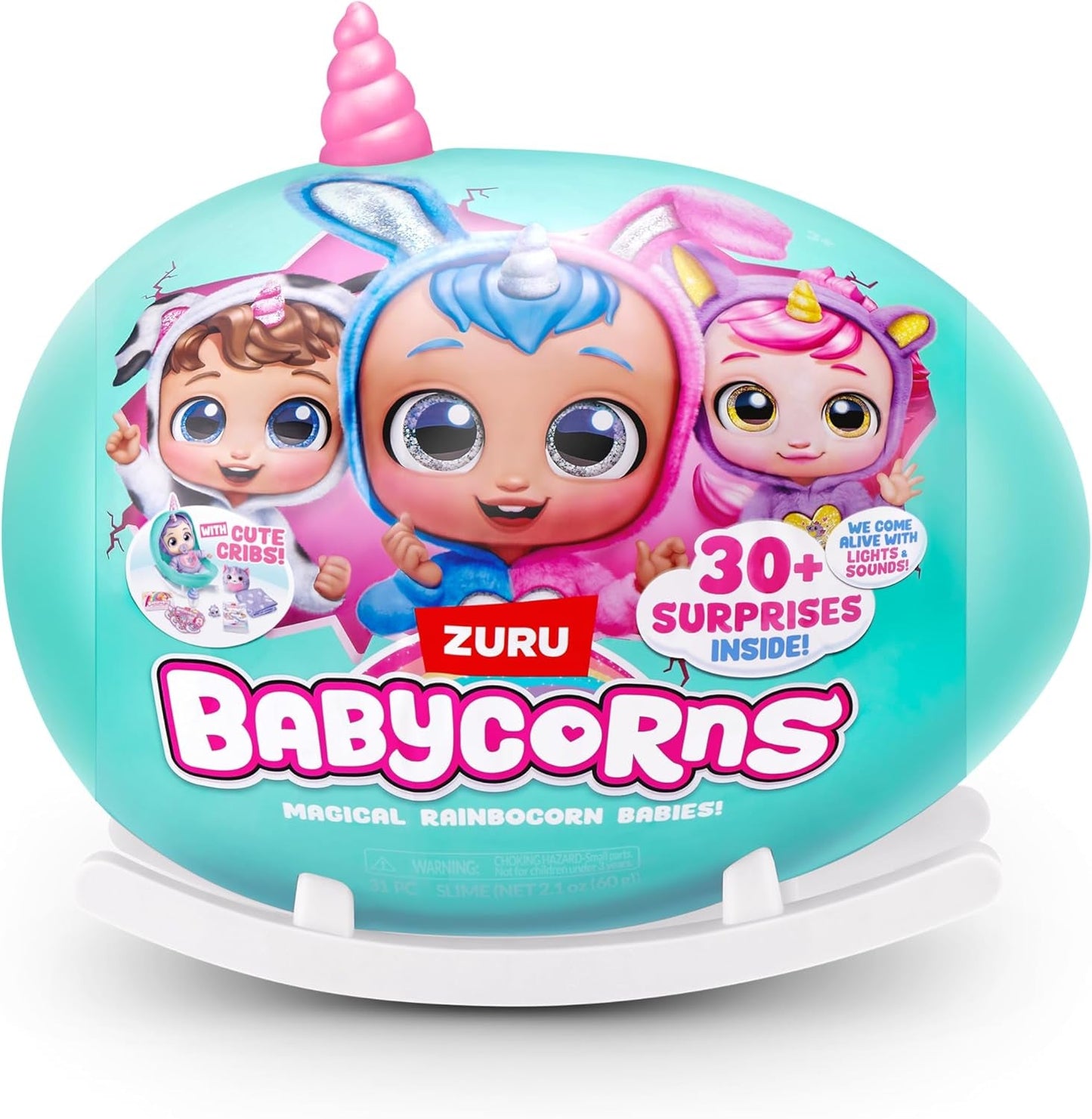 Babycorns Serie 1 de ZURU Magical Cat (Mac) Muñeca con Accesorios Unboxing Juguete Sorpresa para Niños Niñas