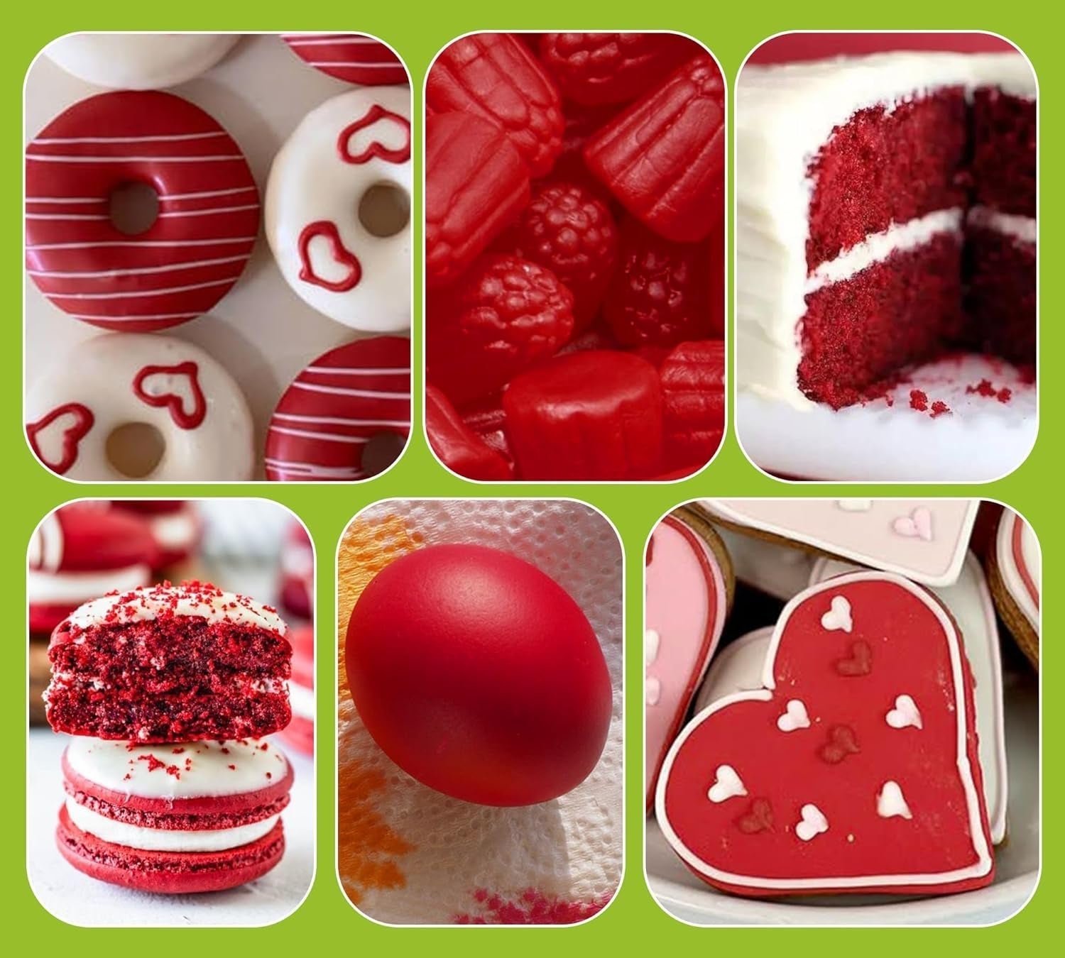 Colorante alimentario líquido, colorante alimentario de terciopelo rojo para hornear pasteles, macarrones, galletas, colorante alimentario para decoración de pasteles, líquido para colorear bebidas (70 g x 3)