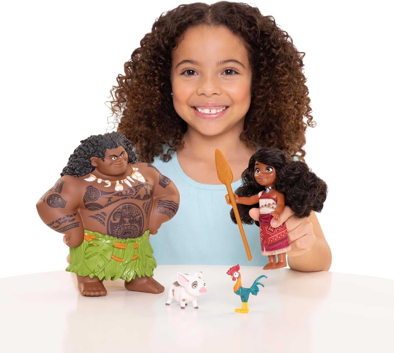 Set de regalo Moana 2 Vaiana y Maui 15cm