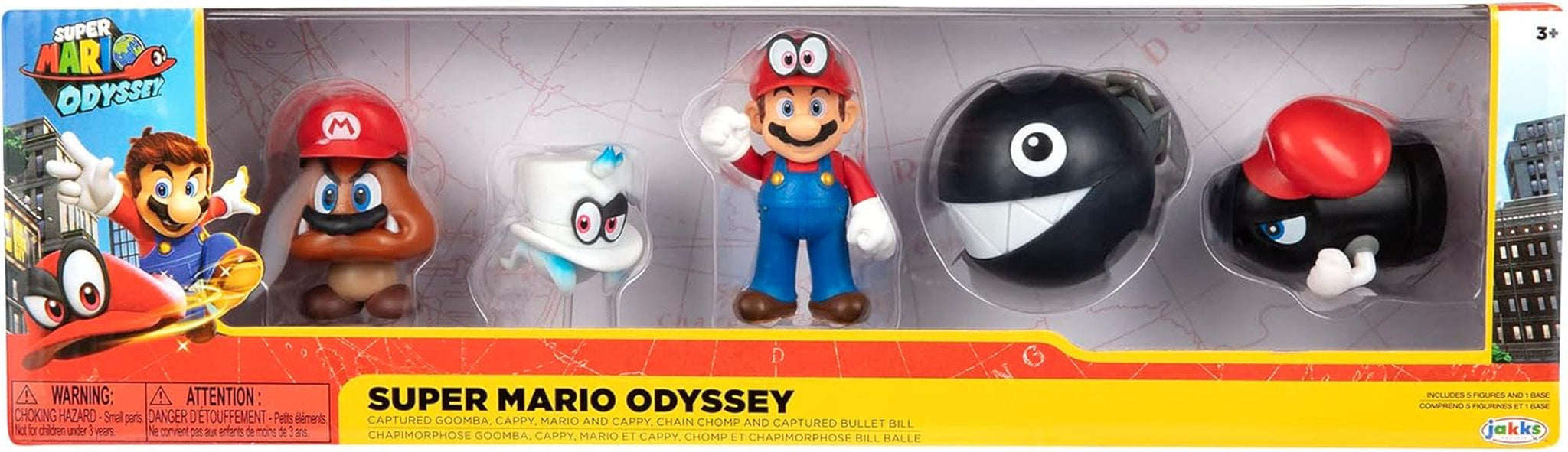 Ksruee Super Mario Mario Odyssey Pack Figuras De Acción 5,6cm Naty Shop