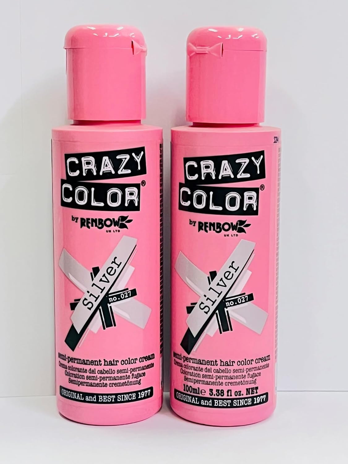 Tinte para el cabello GO TOXIC UV en crema semipermanente, 100 ml (1 pack) Naty Shop Tinte para el cabello Color Plata 100 Ml (1 pack)