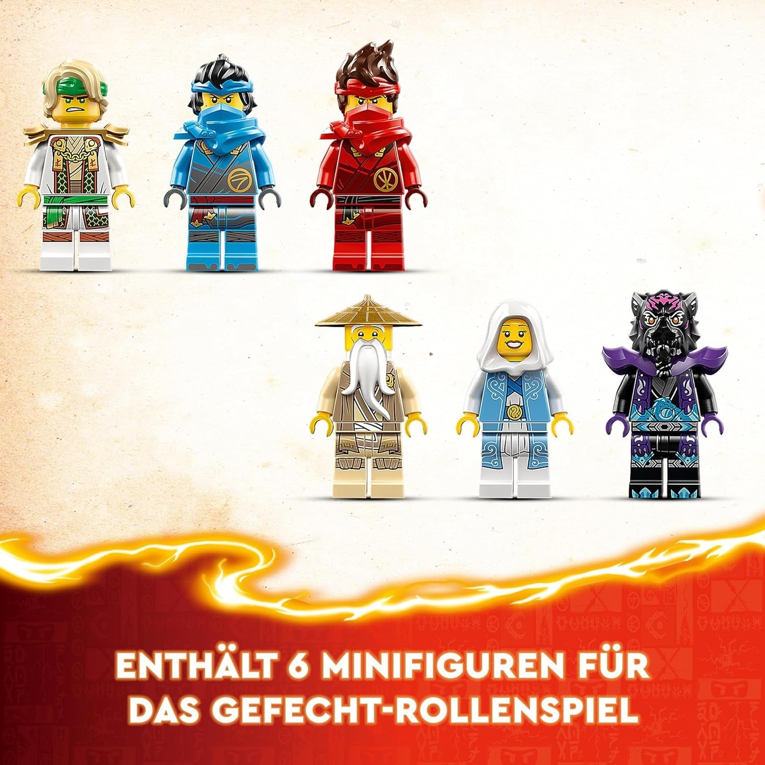 LEGO NINJAGO Dragón Templo de Piedra Dragón de Juguete con 6 Figuras Ninja, Set Grande para Construir, Jugar y Exhibir, Regalo de Cumpleaños para Niños y Niñas Mayores de 13 Años 71819 Juegos de Construcción Besuche den LEGO-Store