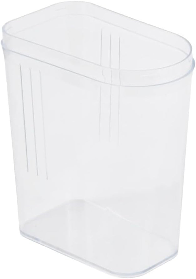 Caja vertedora keeeper para suministros secos, tapa dosificadora de ajuste continuo, plástico, 500 ml, 8 x 4,5 x 15 cm, Paola, blanco Cajas de almacenamiento de alimentos Naty Shop