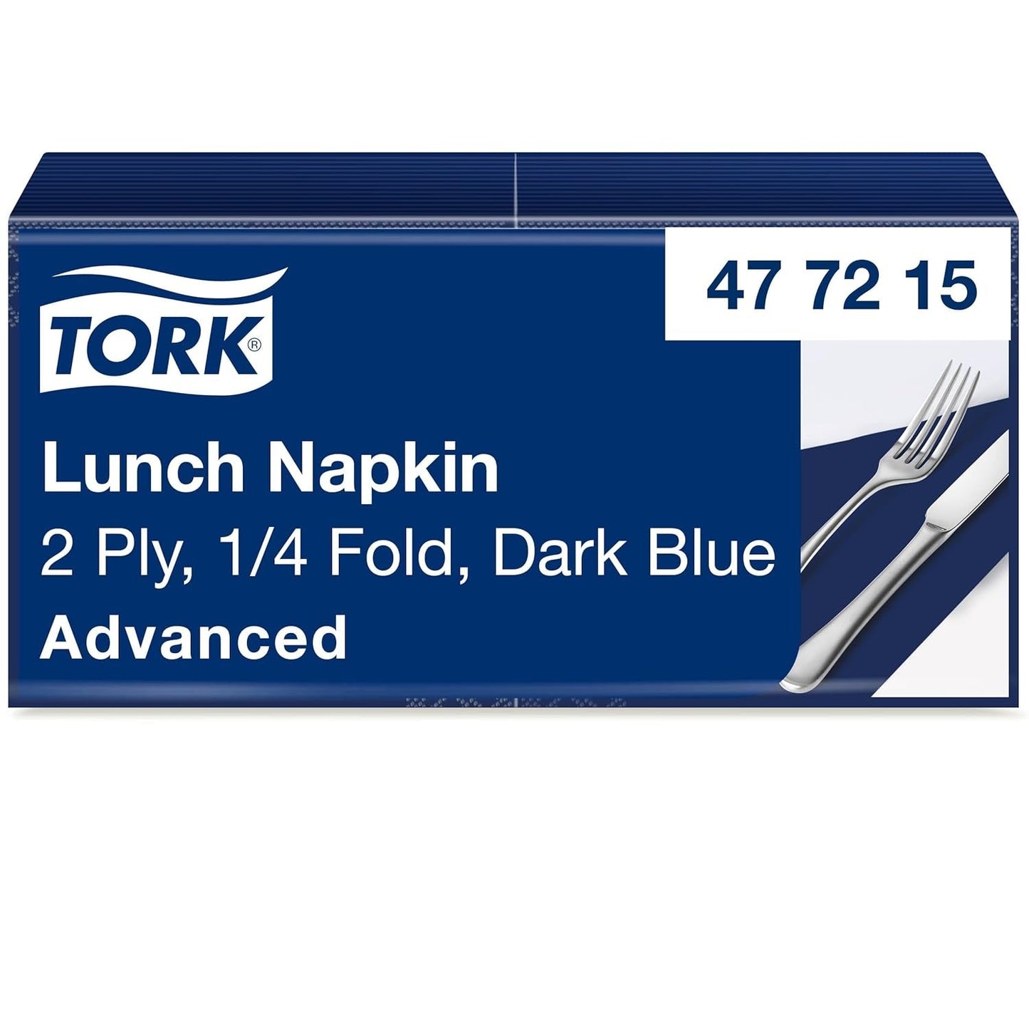 Tork 477840 Servilletas de almuerzo color lima / Servilletas de 2 capas para comidas pequeñas o refrigerios / Calidad avanzada / Servilletas de papel 10 x 200 (2000) / 32,6 x 33 cm (largo x ancho) / Pliegue 1/4