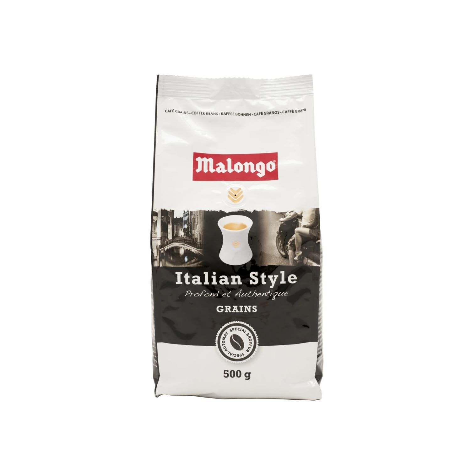 Café MALONGO en grano italiano - 1 kg
