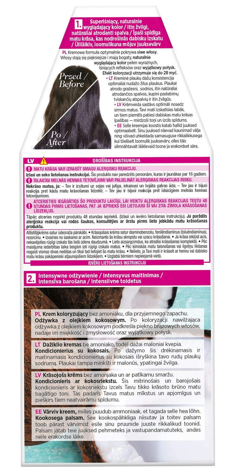 Tinte L'Oréal Paris Casting Crème Gloss 210 - Tinte Capilar Negro Azul Marino Naty Shop