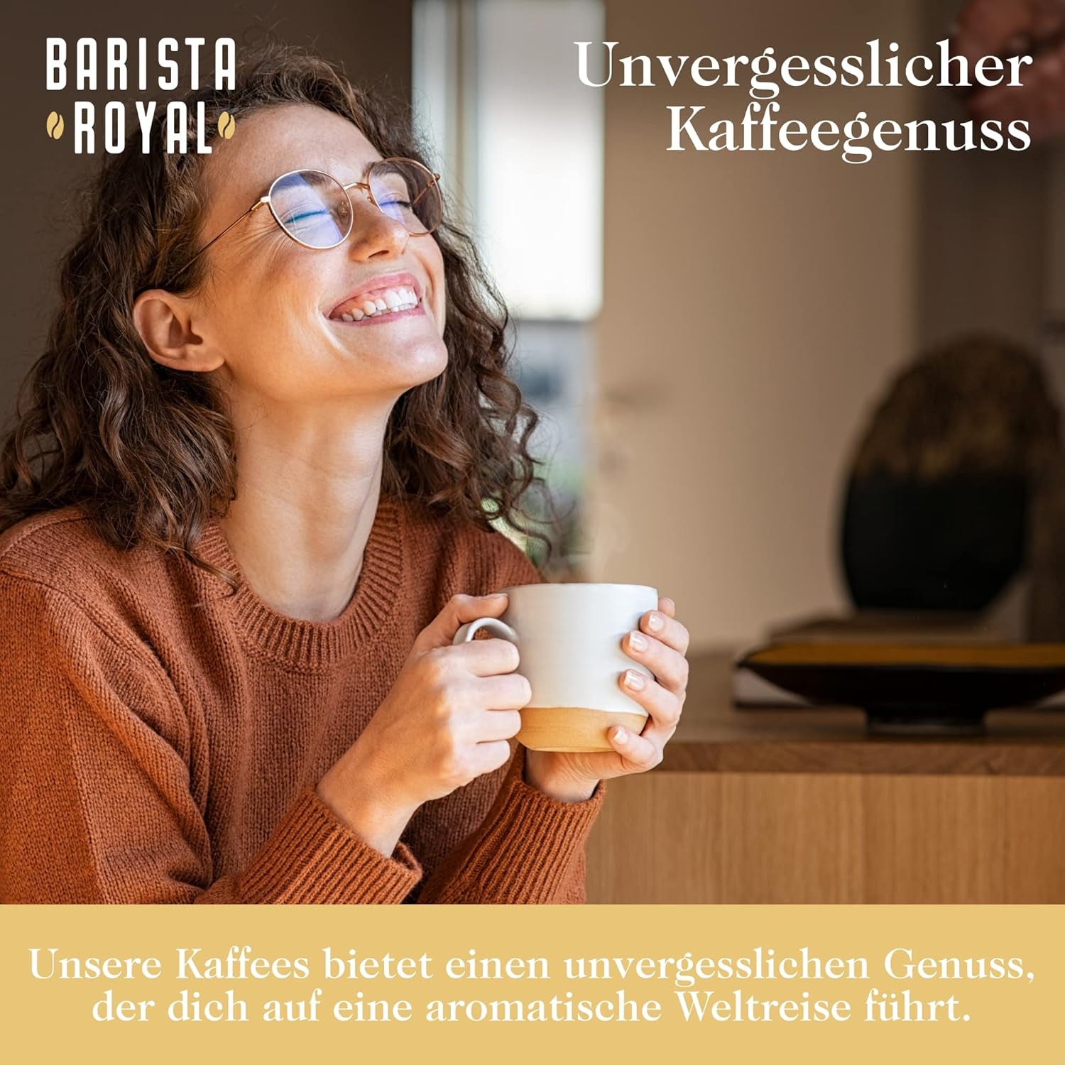BARISTA ROYAL Bio Espressobohnen 1kg "Gran Señor" | Kaffeebohnen frescos directamente desde Honduras | 100% Arábica Espresso ganze Bohnen | Ideal para sistemas totalmente automáticos y Siebträger.