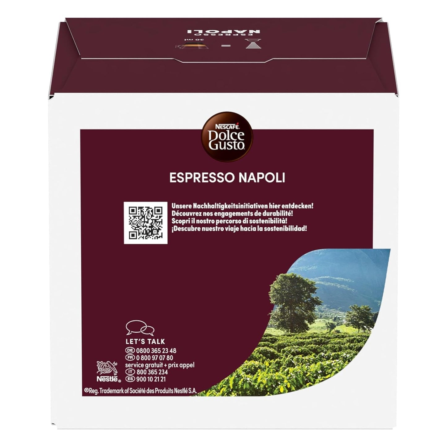 NESCAFÉ DOLCE GUSTO Inspirazione Italiana Espresso Napoli Kaffeekapseln Paquete de 3 (3 x 16 Kapseln)