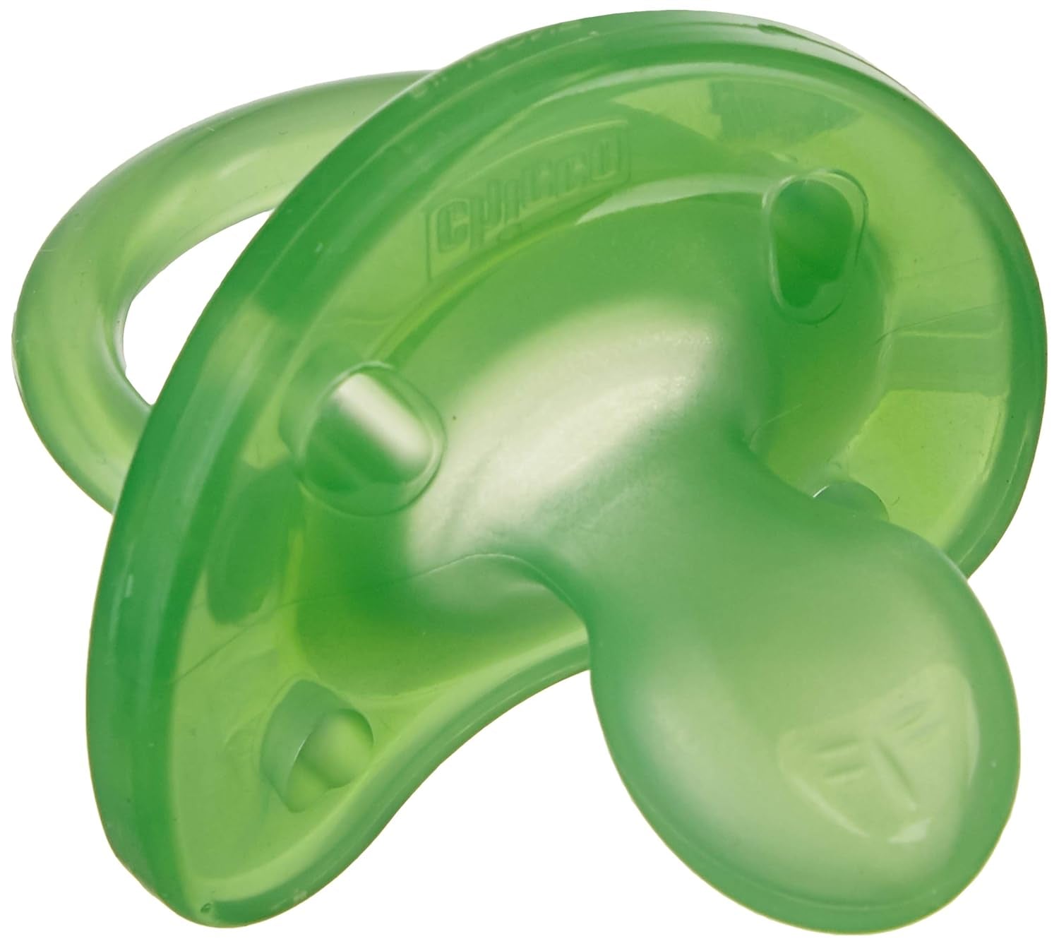 Chupete Chicco "Physio Soft", 12 meses+, silicona, una pieza, colores variados