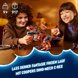 LEGO Dreamzzz 2 en 1 Coopers Dino-Mech C-Rex Pterodáctilo T.Rex Figura de acción para niños y niñas Set de aventuras de juguetes creativos Regalo para niños 9 años 71484 Juegos de construcción Beuche den LEGO-Store