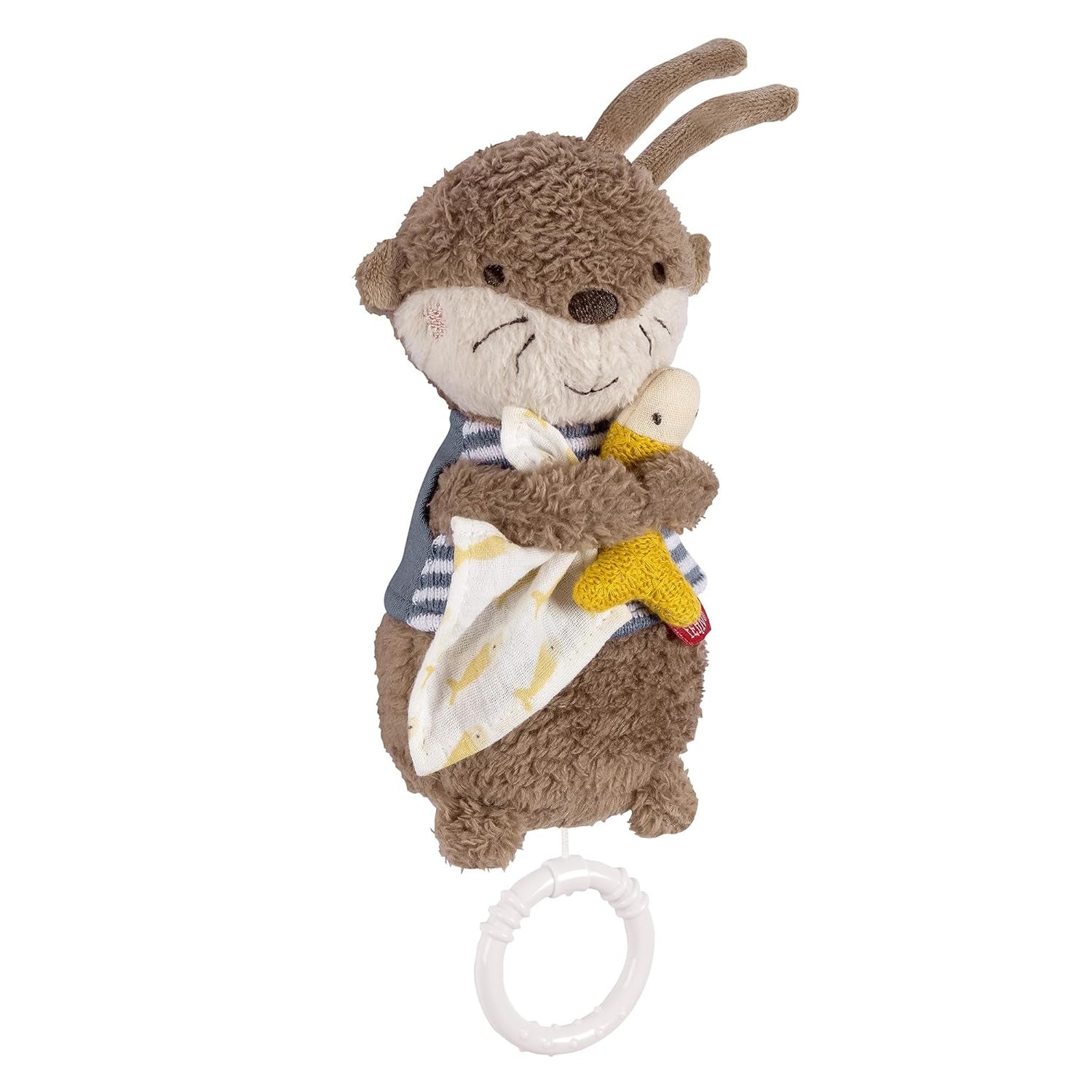 Fehn Caja de música Oveja para dormir - Peluche con accesorio - Canción para dormir "Canción de cuna de Brahms" - Juguete infantil para viajar y en casa - Juguetes musicales para bebés y niños Baby Toys Naty Shop Otter