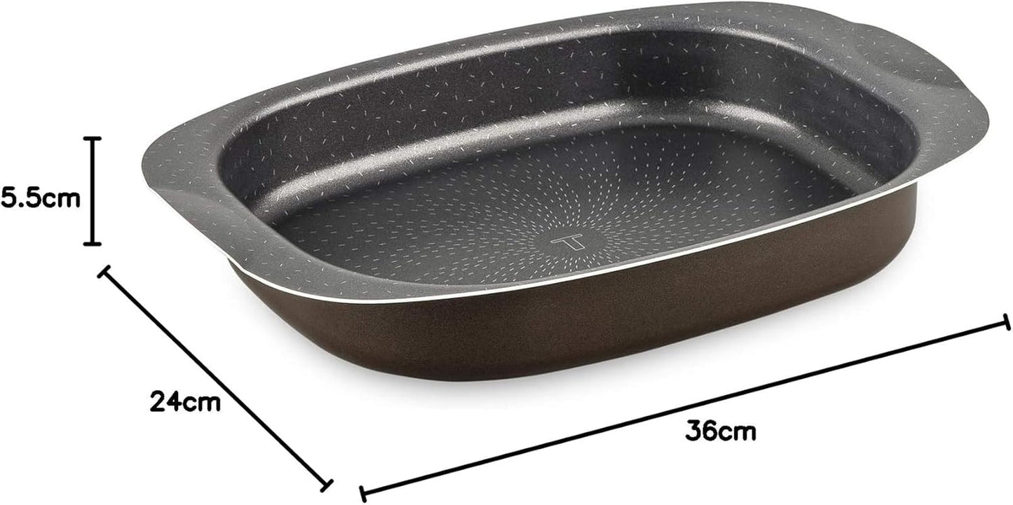 Tefal J1601502 Success Auflaufform Aluminio Schwarz 36 X 24 X 5,5 Cm Moldes y bandejas para repostería Naty Shop