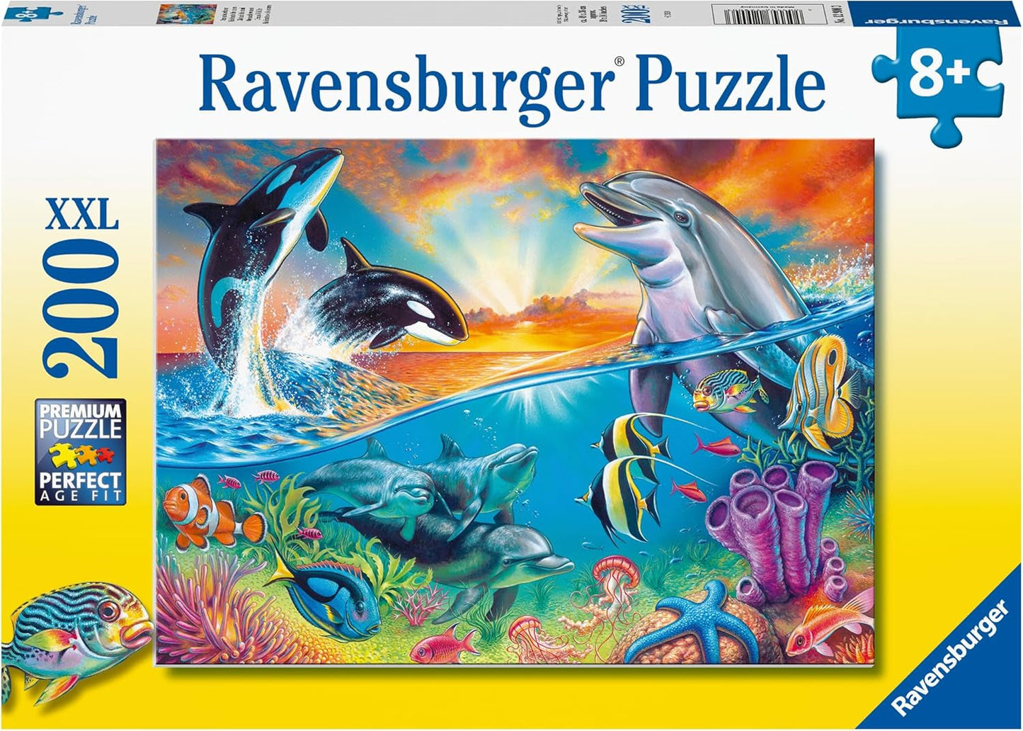 Puzzle infantil Ravensburger - 12900 Habitantes del océano - Puzzle submarino para niños a partir de 8 años con 200 piezas en formato XXL Puzzle Naty Shop Título predeterminado
